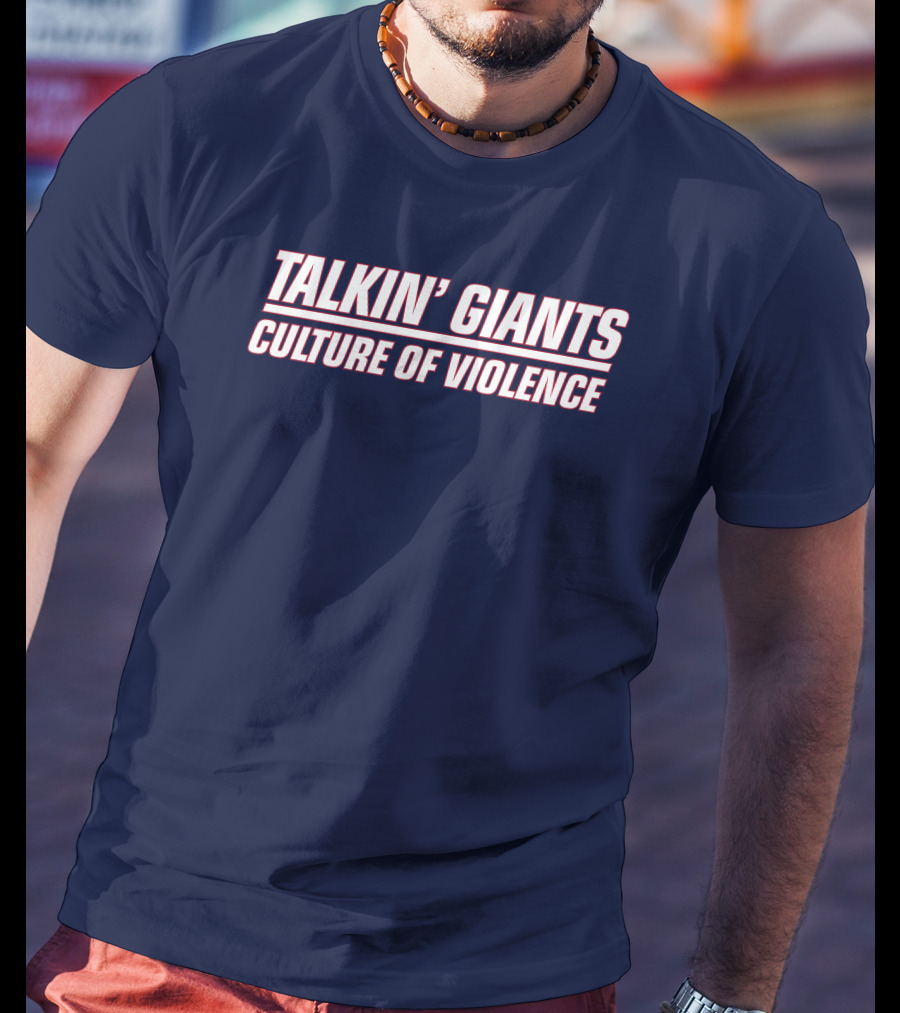 Jomboy Media Talkin' Giants Culture Of Violence T-Shirt