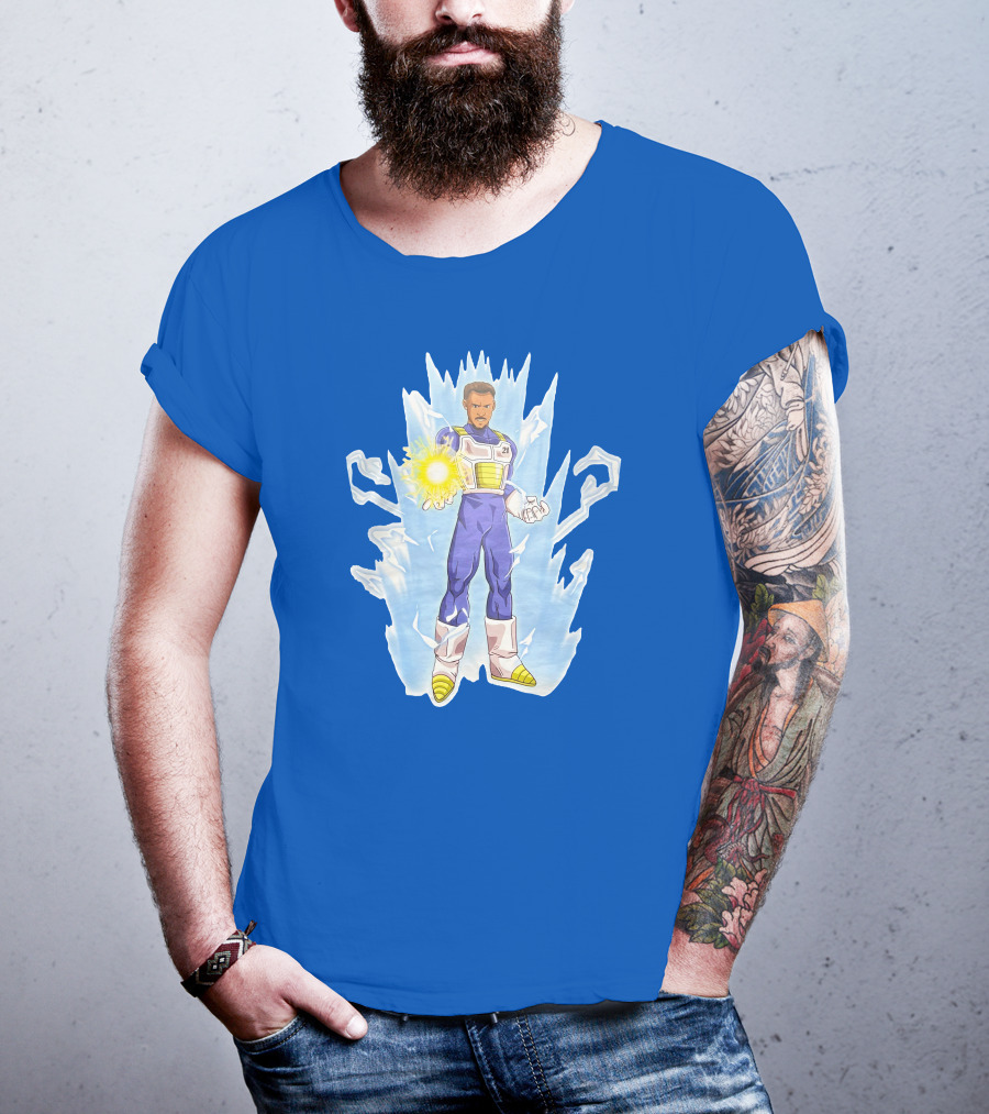 Josh Robbins Daniel Gafford Vegeta Super Saiyan Dragon Ball Z Power-Up T-Shirt