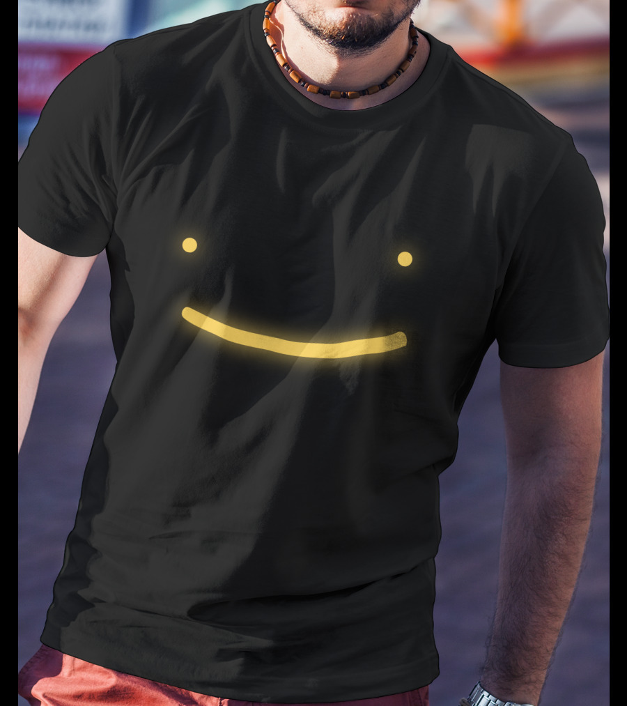 6 Million Dream Smile Face Yellow Eyes Mouth T-Shirt