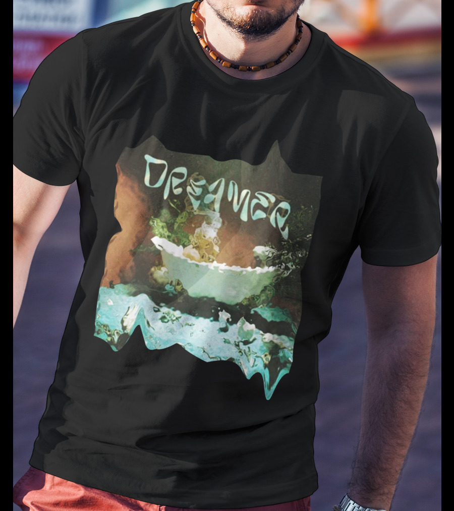 Dreamer Calm Abstract Wave Reflection T-Shirt