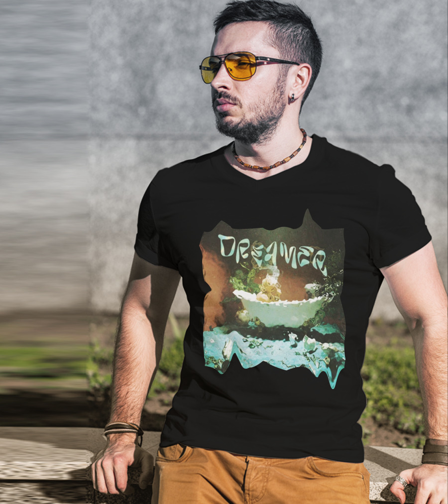 Dreamer Calm Abstract Wave Reflection T-Shirt