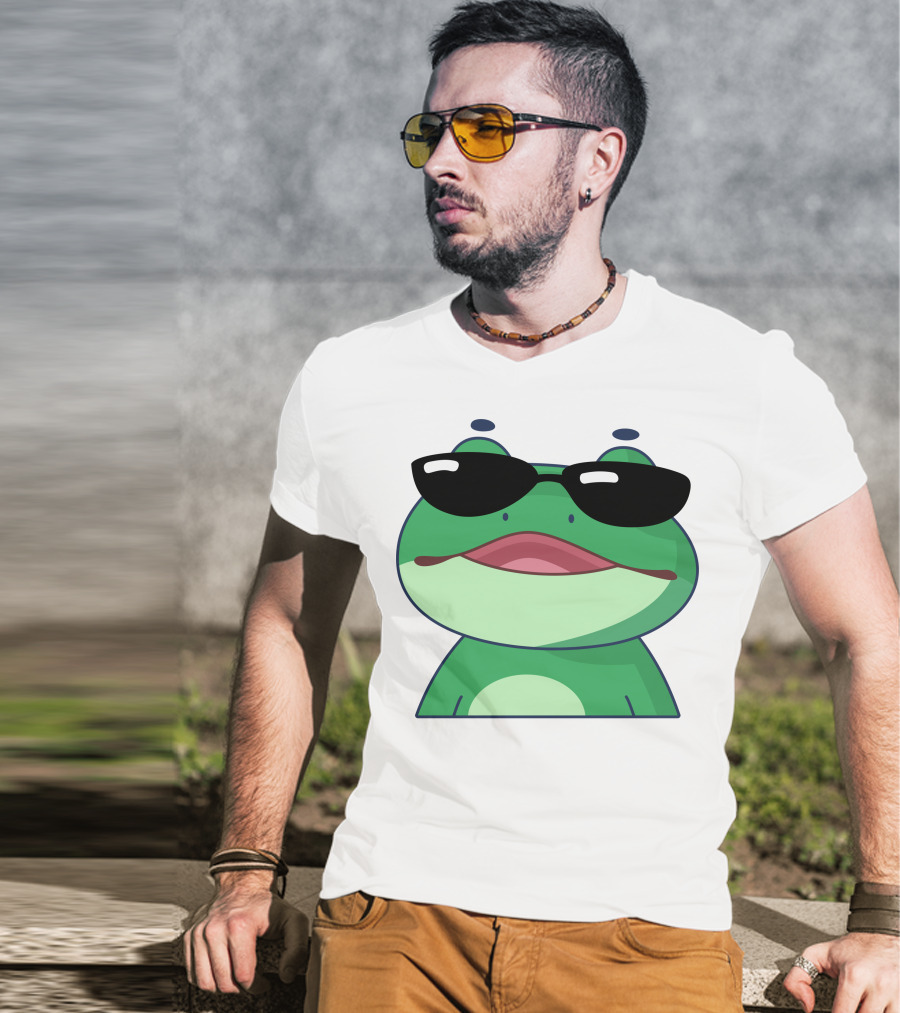 Boomerna Frog With Sunglasses T-Shirt