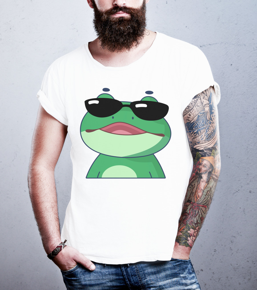 Boomerna Frog With Sunglasses T-Shirt