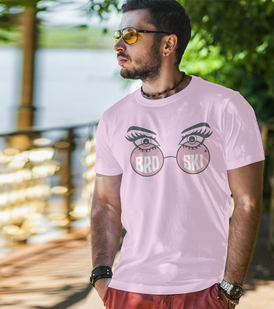 Brittany Broski Bro Ski Eyeglasses T-Shirt