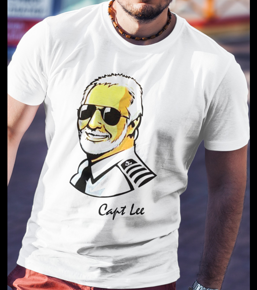 Capt Lee Sunglasses Captain Uniform T-Shirt