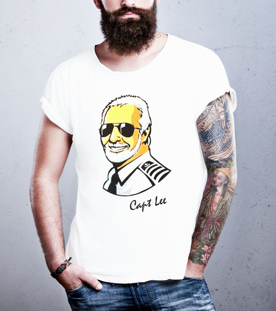 Capt Lee Sunglasses Captain Uniform T-Shirt