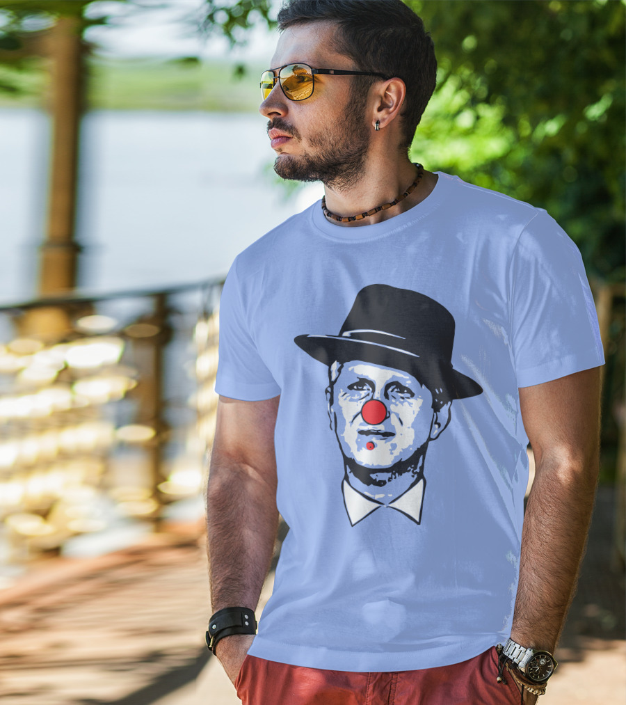 Michael Rapaport Clown Face With Hat And Red Nose T-Shirt