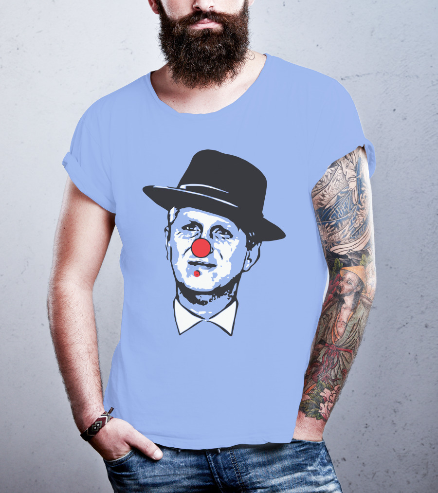 Michael Rapaport Clown Face With Hat And Red Nose T-Shirt