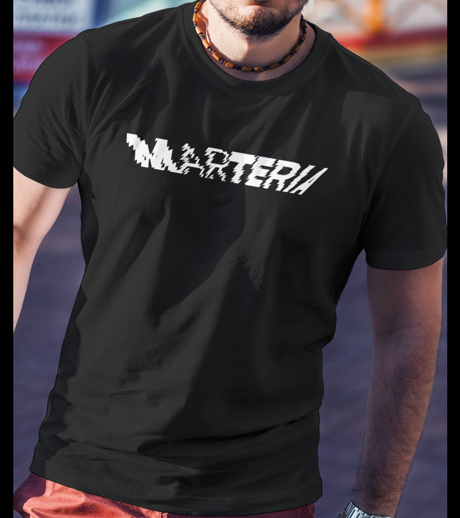 Marteria Glitch Effect Text Merchandise T-Shirt