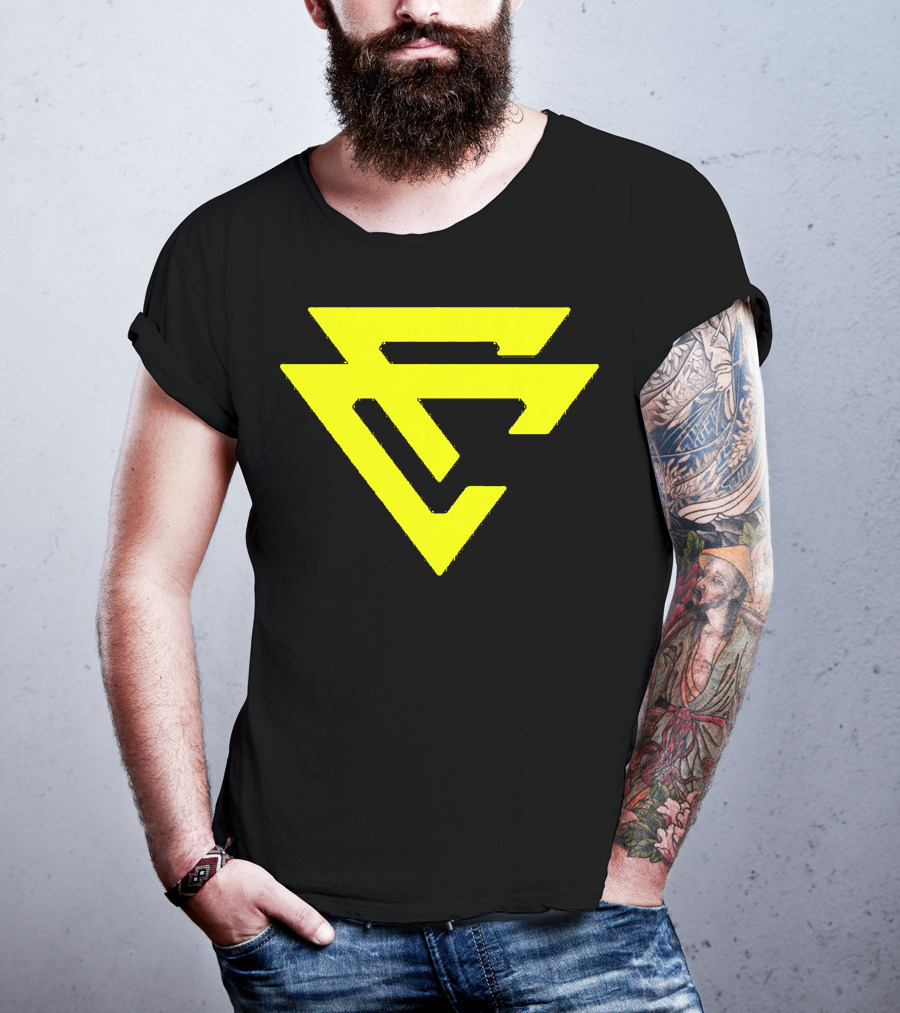 Capron Funk CF Logo Yellow And Black Merch T-Shirt
