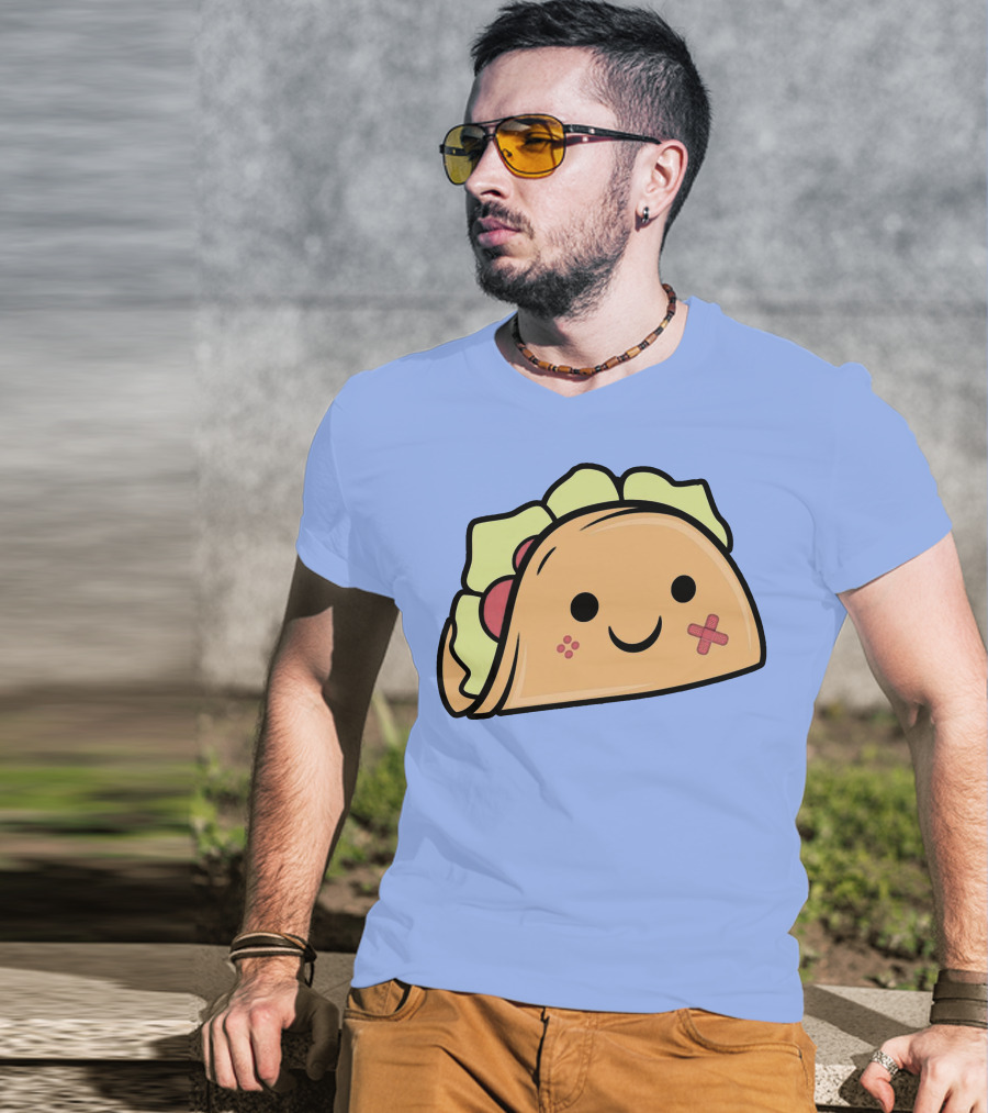 Kawaii Taco Cute Smiley Face Twent4tim Merch T-Shirt