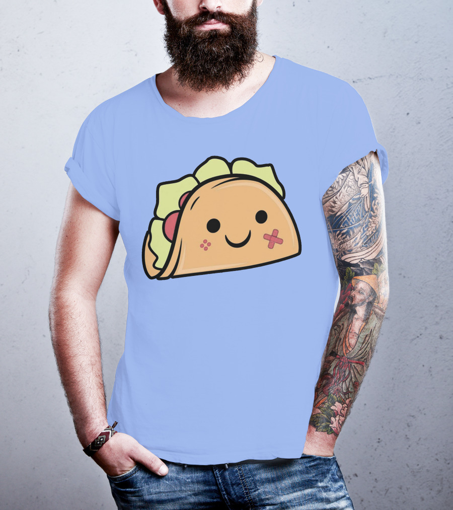 Kawaii Taco Cute Smiley Face Twent4tim Merch T-Shirt