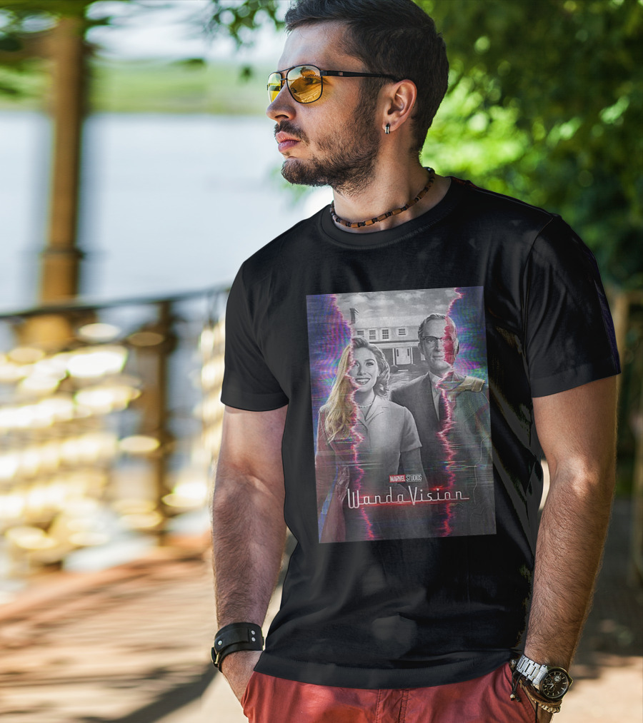Marvel Studios WandaVision Retro TV Distortion T-Shirt