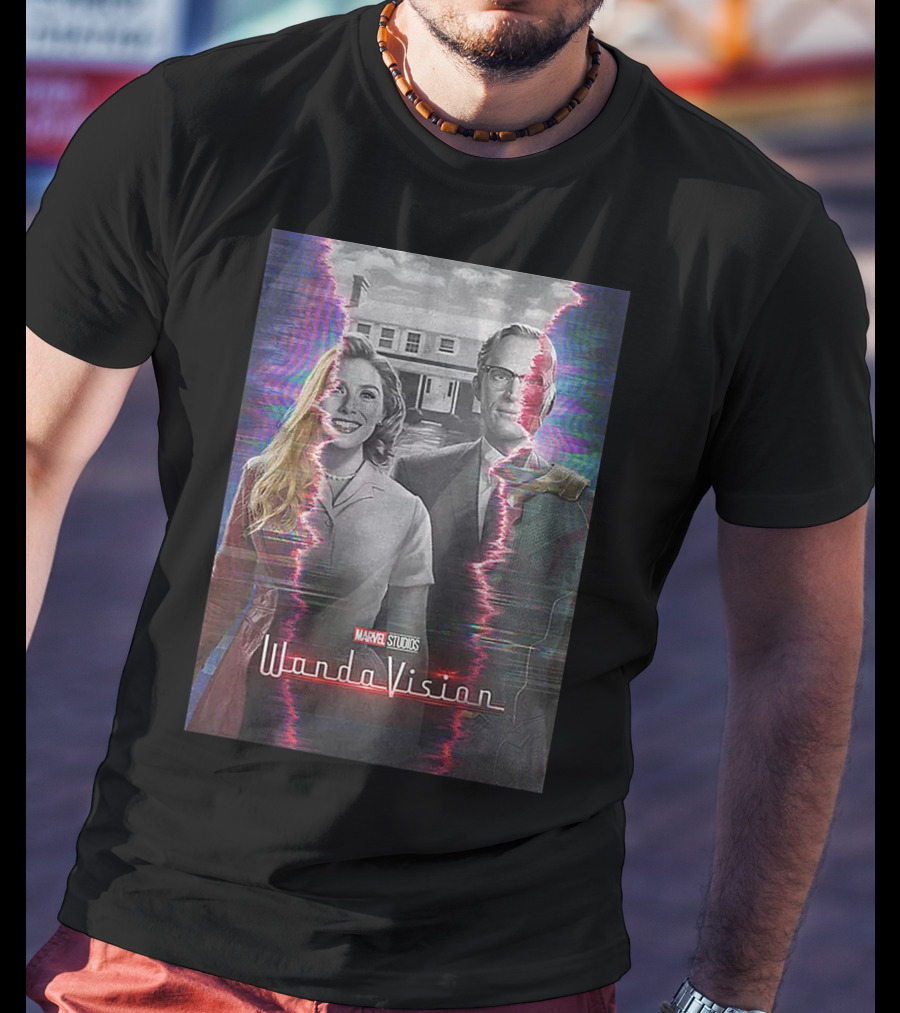 Marvel Studios WandaVision Retro TV Distortion T-Shirt