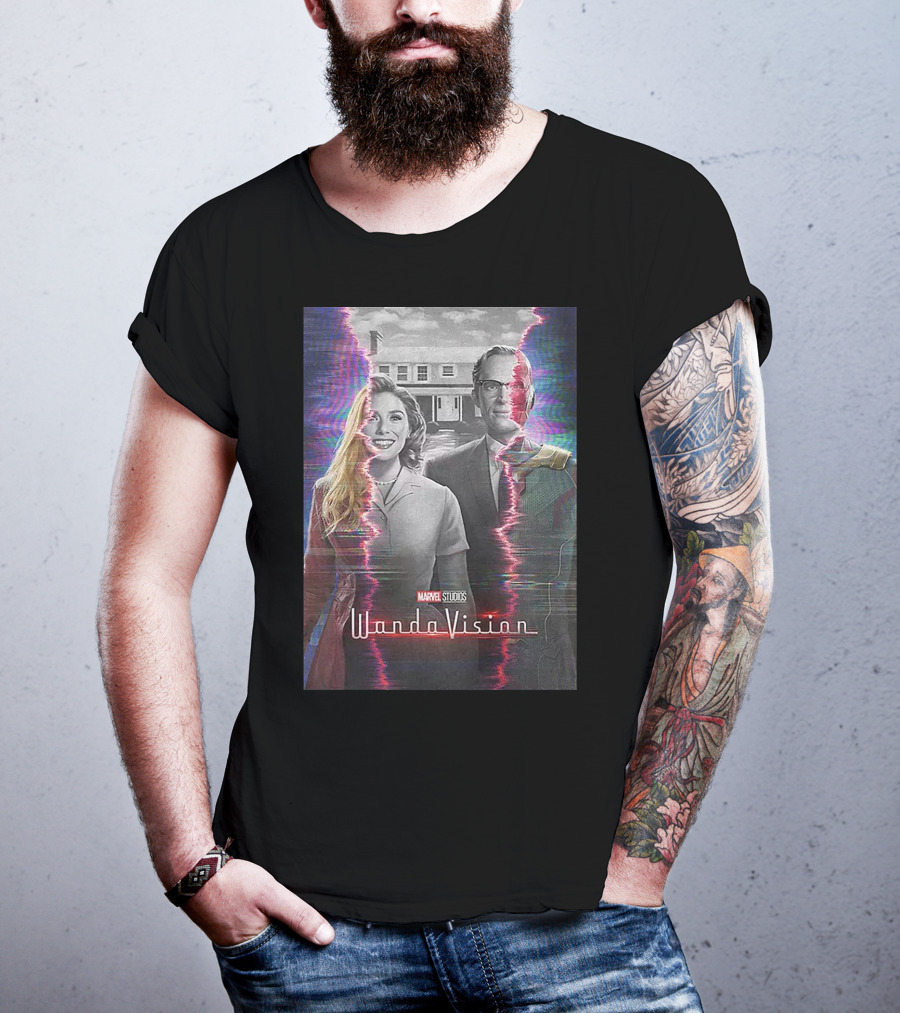 Marvel Studios WandaVision Retro TV Distortion T-Shirt