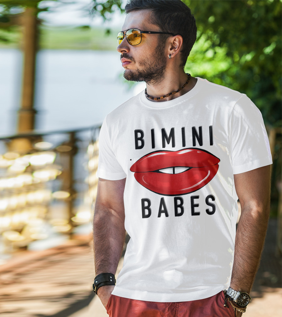 Bimini Babes Red Lips Bimini Bon Boulash Merch T-Shirt