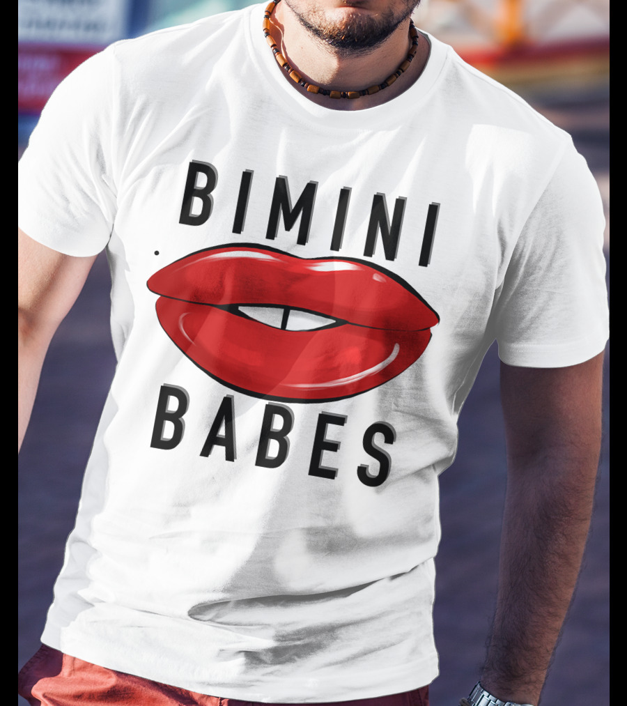 Bimini Babes Red Lips Bimini Bon Boulash Merch T-Shirt