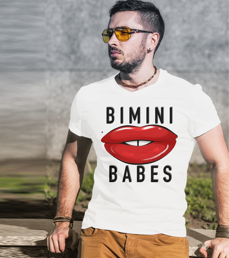 Bimini Babes Red Lips Bimini Bon Boulash Merch T-Shirt