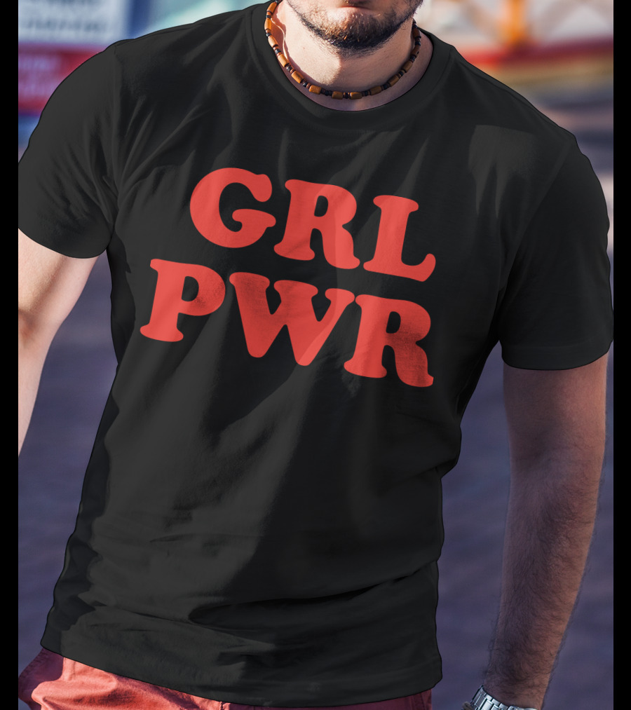 GRL PWR Bold Red Empowerment T-Shirt