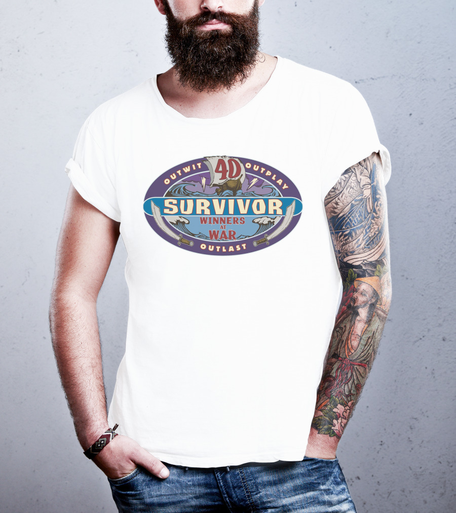 40th Survivor Winners At War Outwit Outplay Outlast T-Shirt
