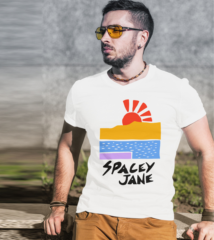 Spacey Jane Store Sun And Waves Retro T-Shirt