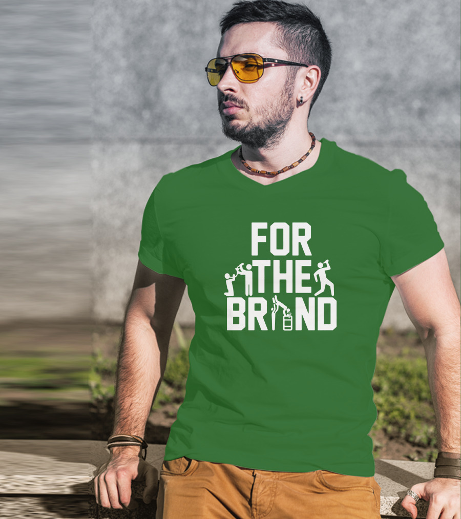 FOR THE BRAND Fans Drinking Golf Silhouette Activity T-Shirt