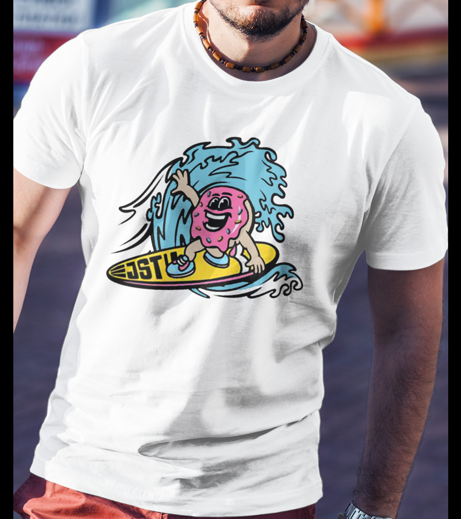 JSTU Surfing Donut Wave Adventure T-Shirt