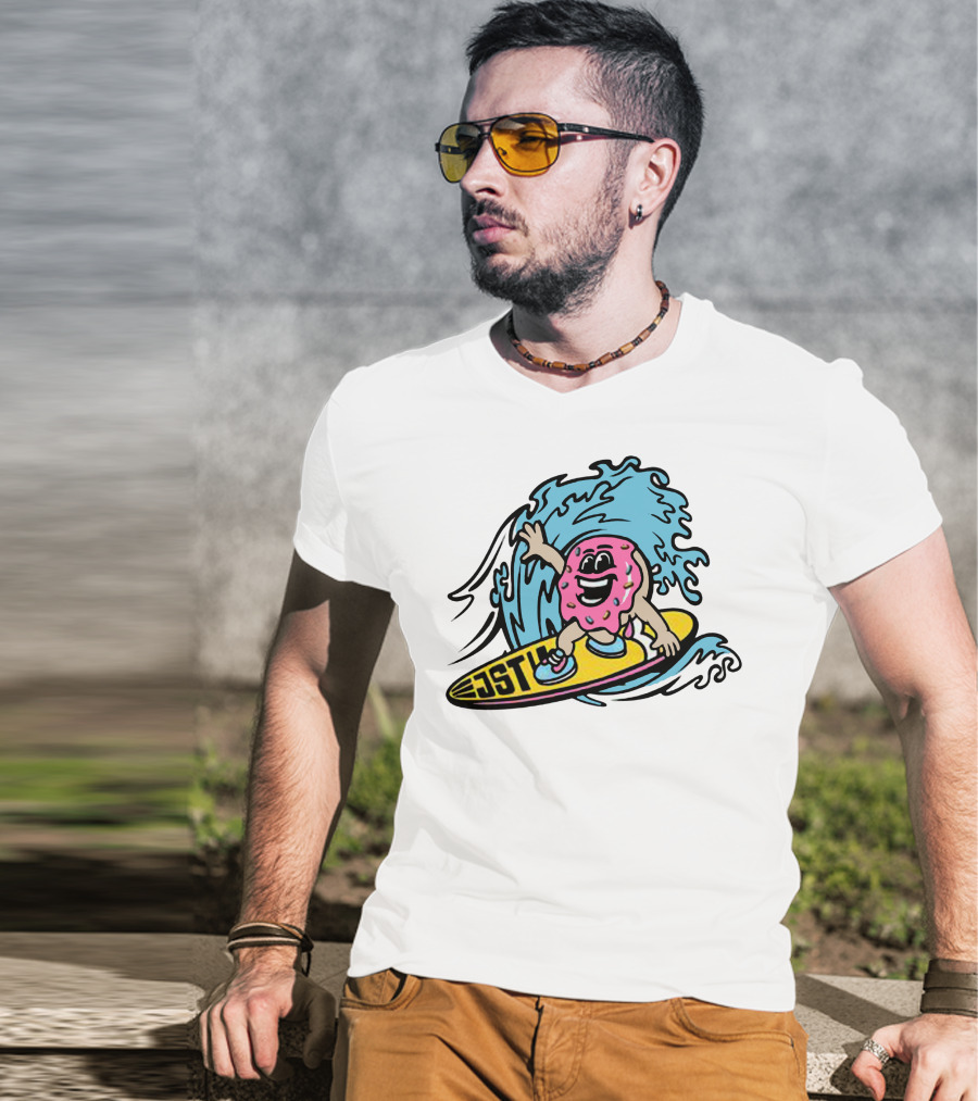 JSTU Surfing Donut Wave Adventure T-Shirt