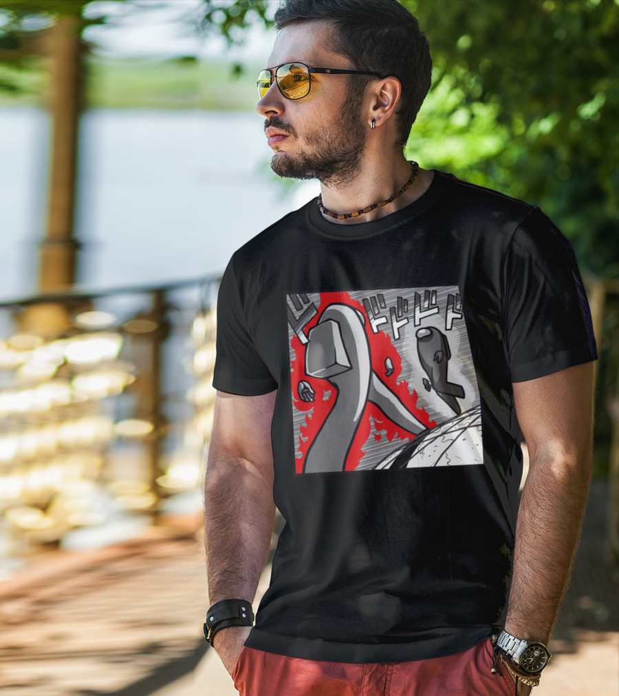 Shop Among Us JoJo Parody Manga T-Shirt