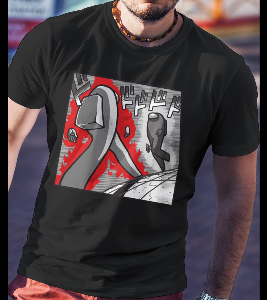 Shop Among Us JoJo Parody Manga T-Shirt