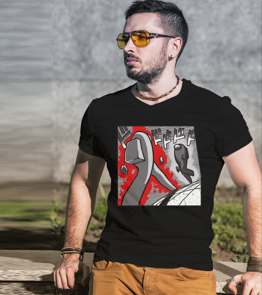 Shop Among Us JoJo Parody Manga T-Shirt