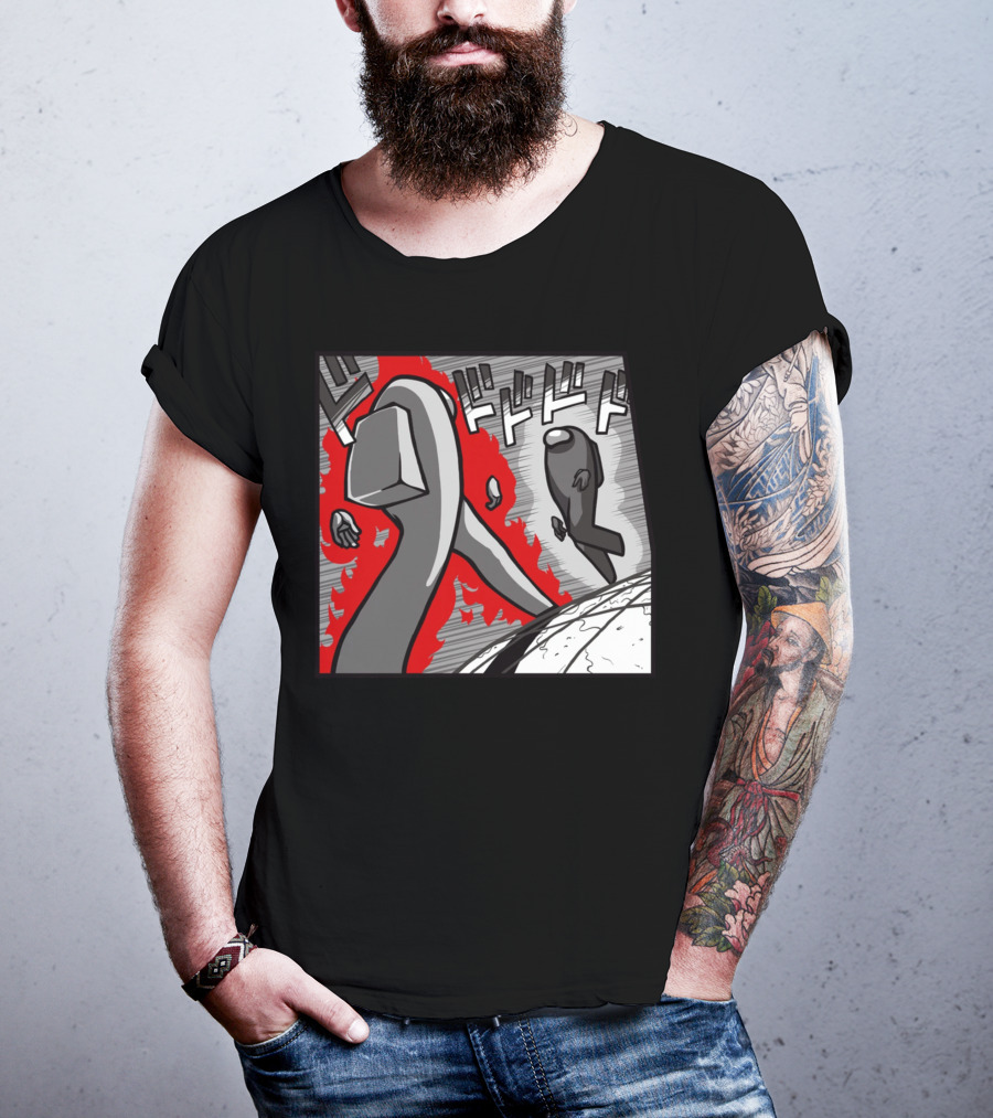 Shop Among Us JoJo Parody Manga T-Shirt