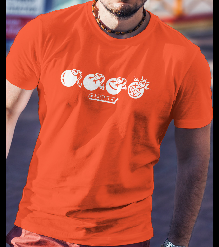 Cloakzy Bomb Icons Explosive Faces T-Shirt