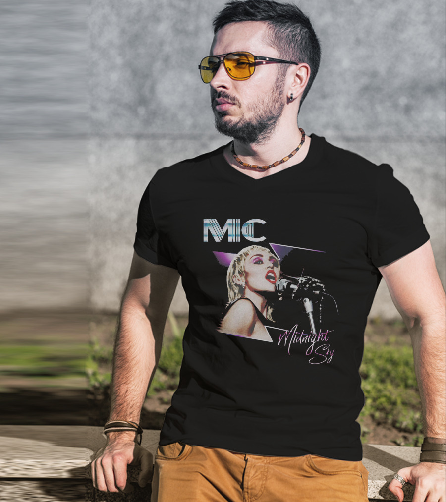 MIC Midnight Sky Miley Cyrus Shop T-Shirt