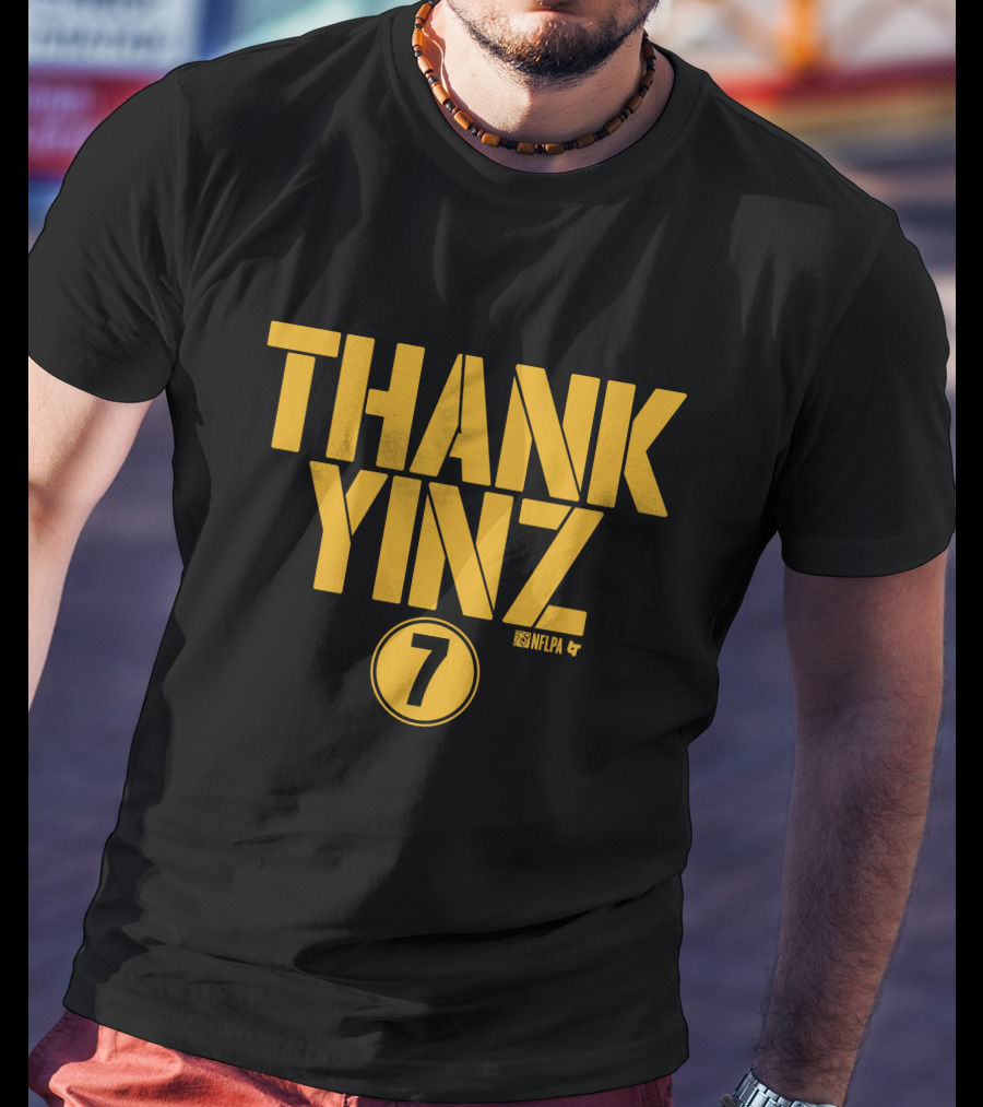 Ben Roethlisberger Thank Yinz 7 NFLPA T-Shirt