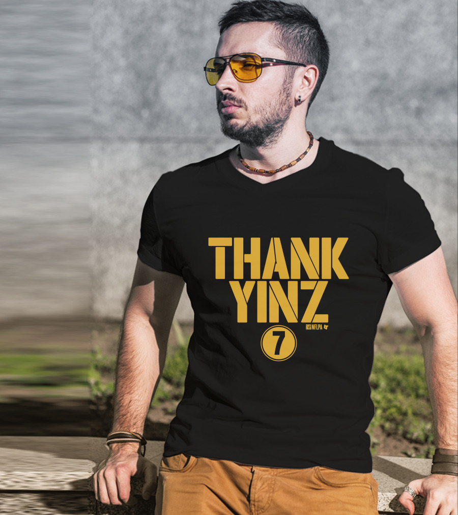 Ben Roethlisberger Thank Yinz 7 NFLPA T-Shirt