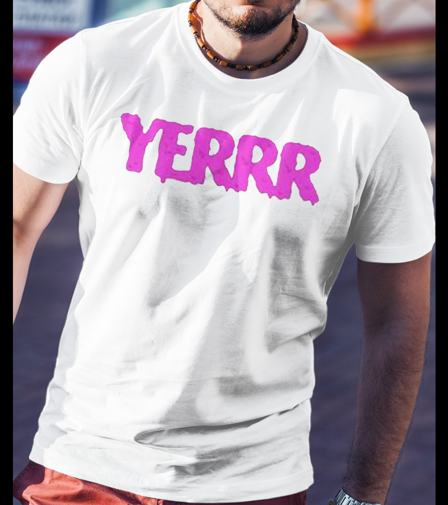 YERRR Gio And Eli Merch Text T-Shirt