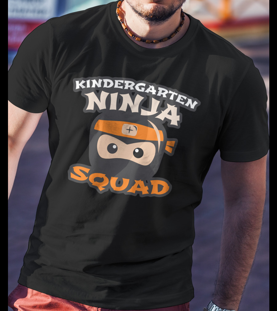 Kindergarten Ninja Squad First Day Of Kindergarten T-Shirt