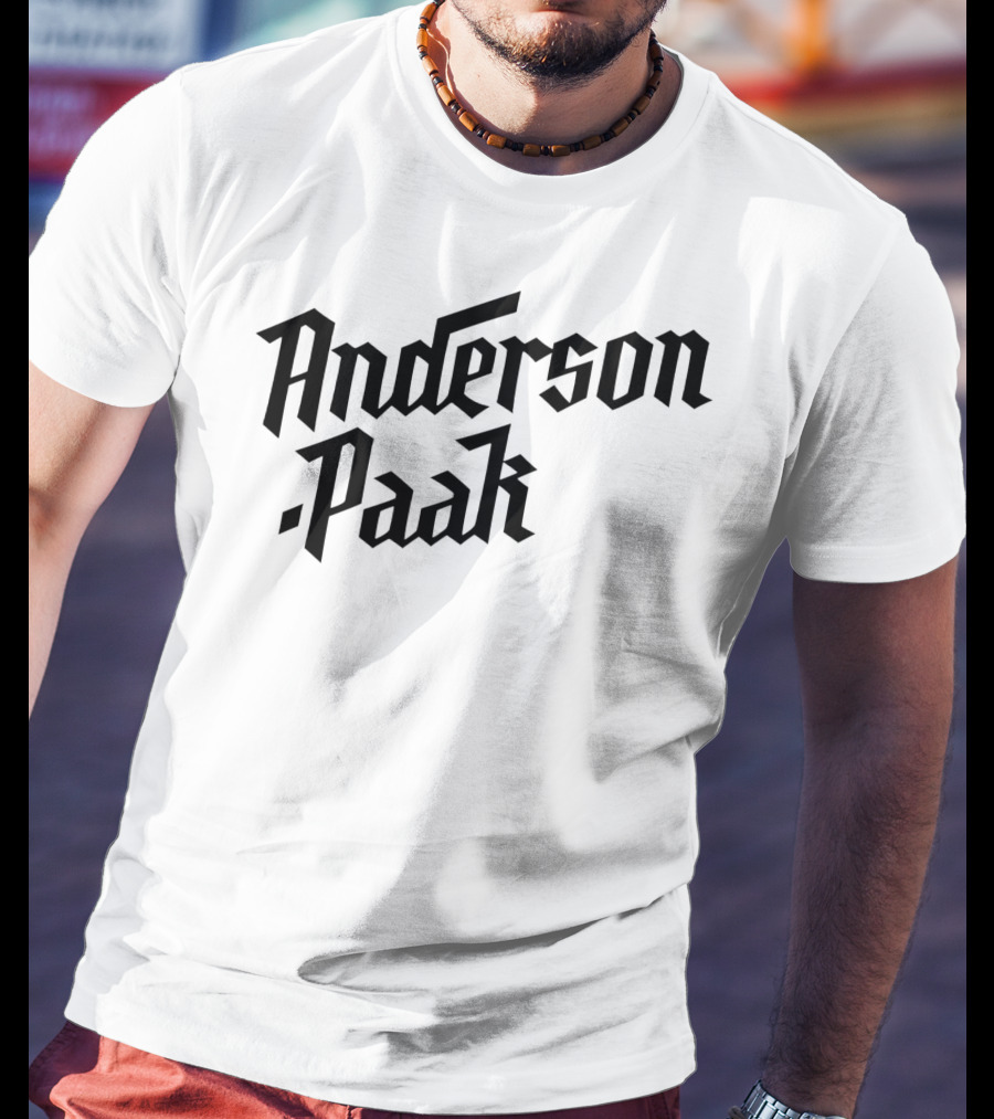 Anderson .Paak Vintage Typography T-Shirt
