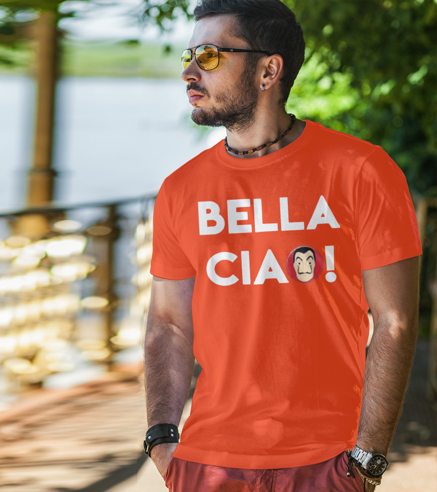 BELLA CIAO Money Heist Mask T-Shirt