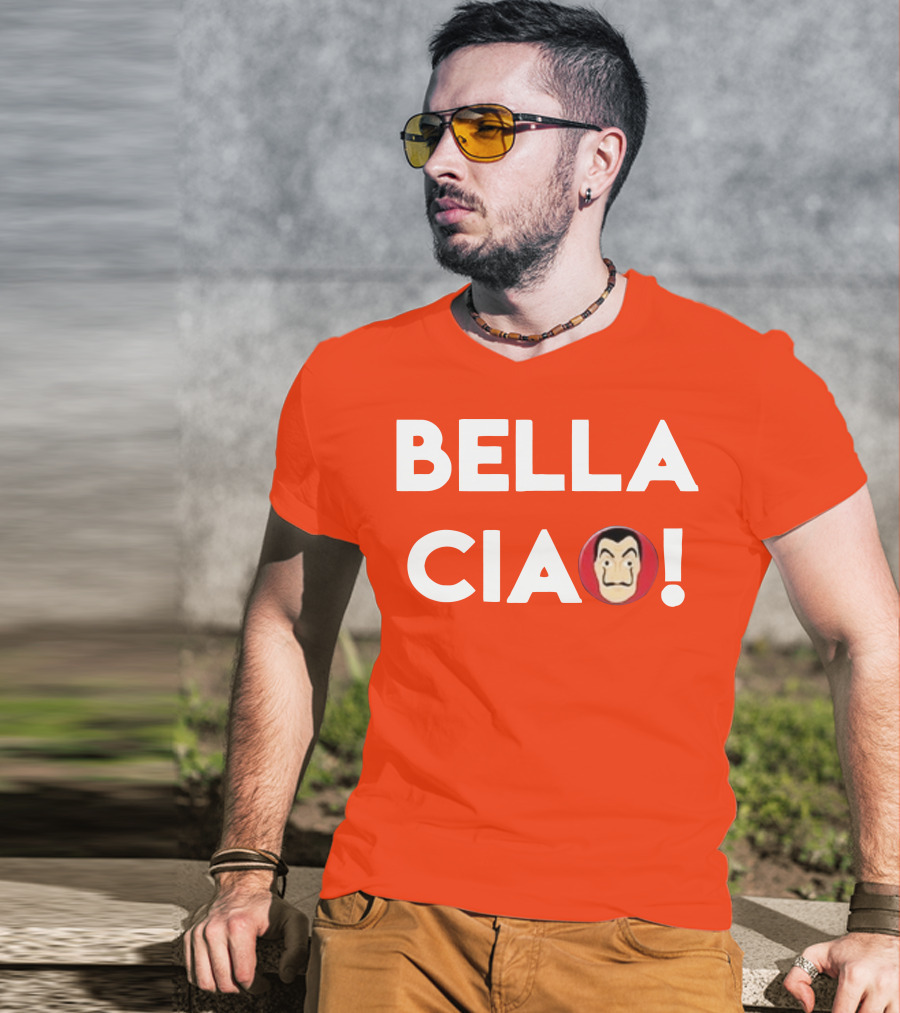 BELLA CIAO Money Heist Mask T-Shirt