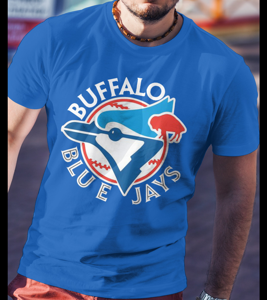 Buffalo Blue Jays Vintage Baseball Logo Fusion T-Shirt