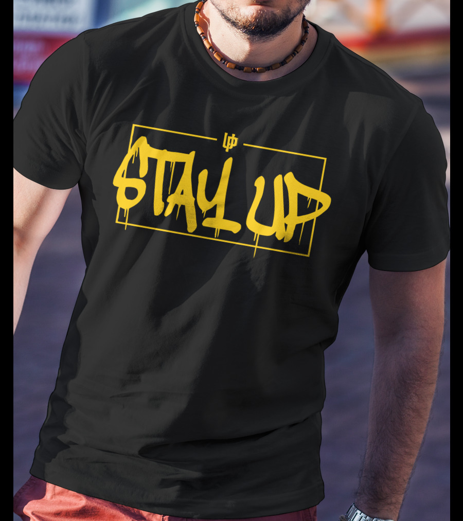 Stay Up Hopsin Merch Official Graffiti T-Shirt