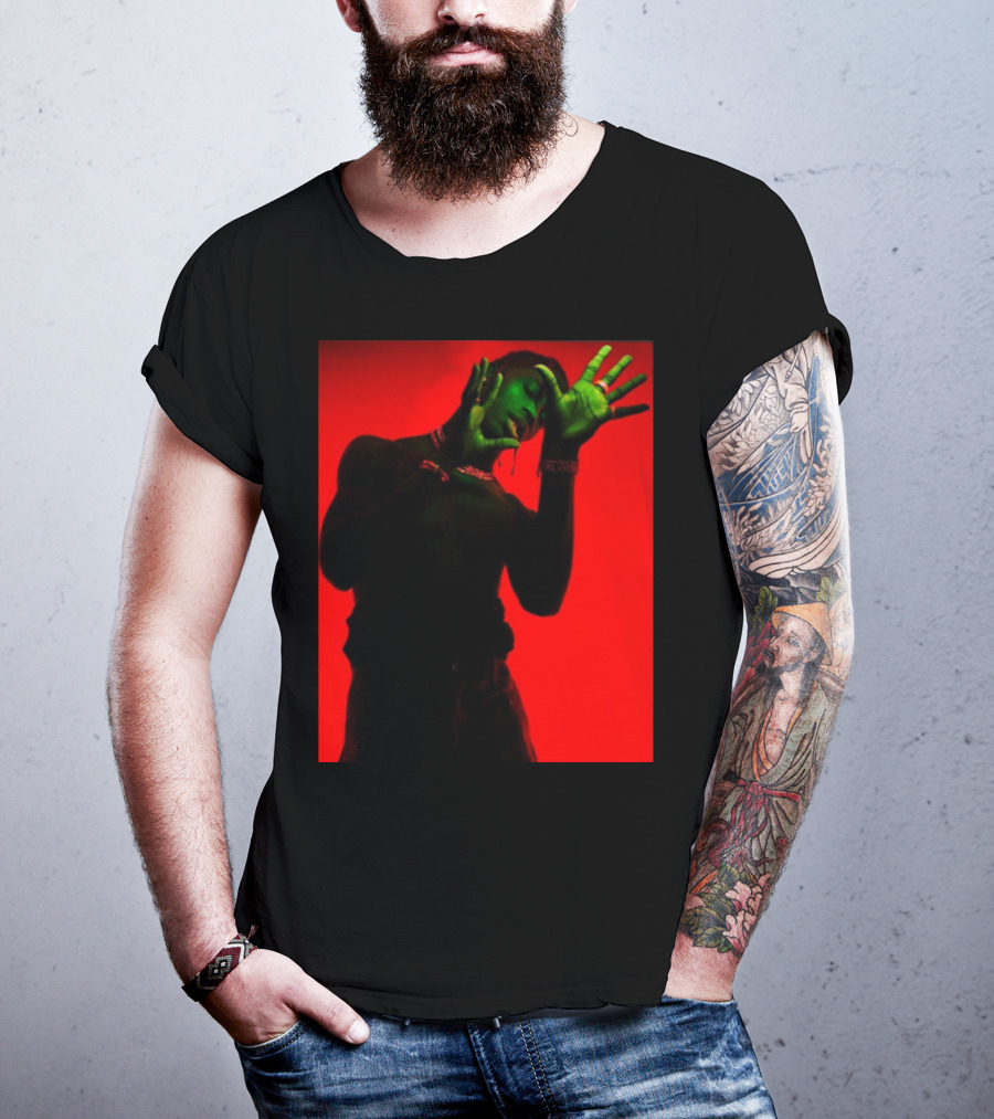 Don Toliver Red And Green Artistic Pose Merchandise T-Shirt