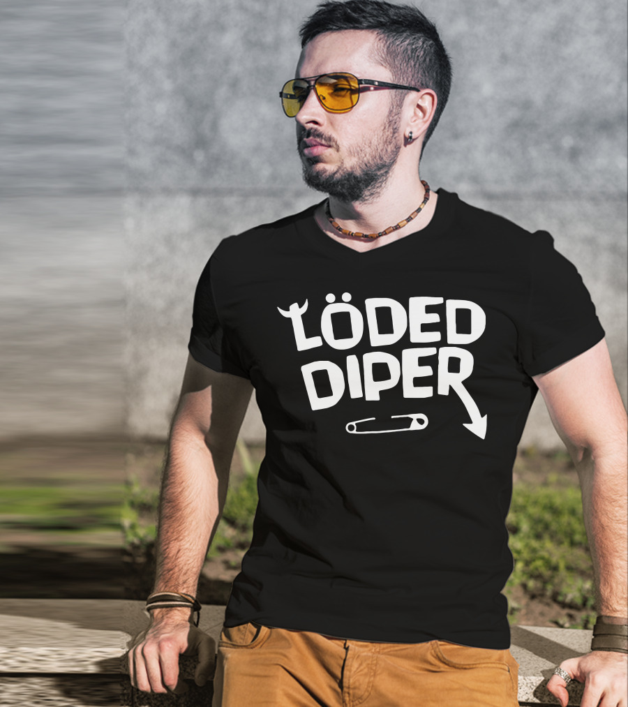 Löded Diper Diary Of A Wimpy Kid Band Safety Pin T-Shirt