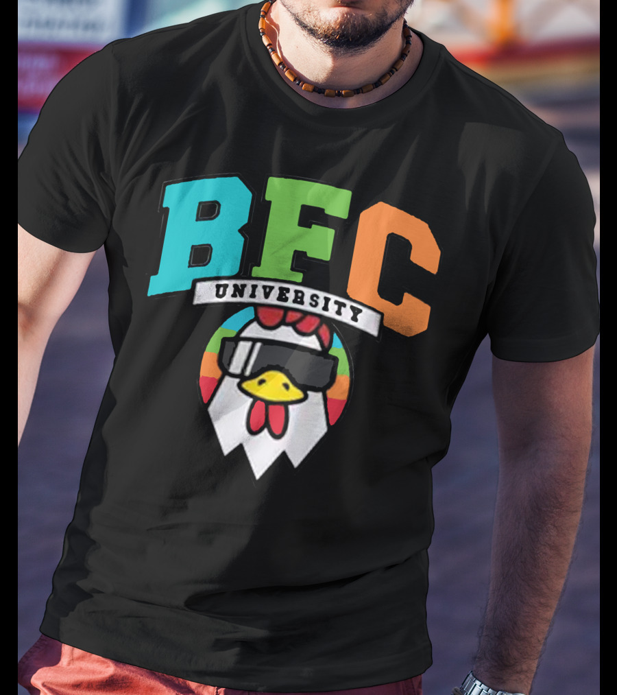 BFC University Chicken Headphones Kyr Sp33dy Merch T-Shirt