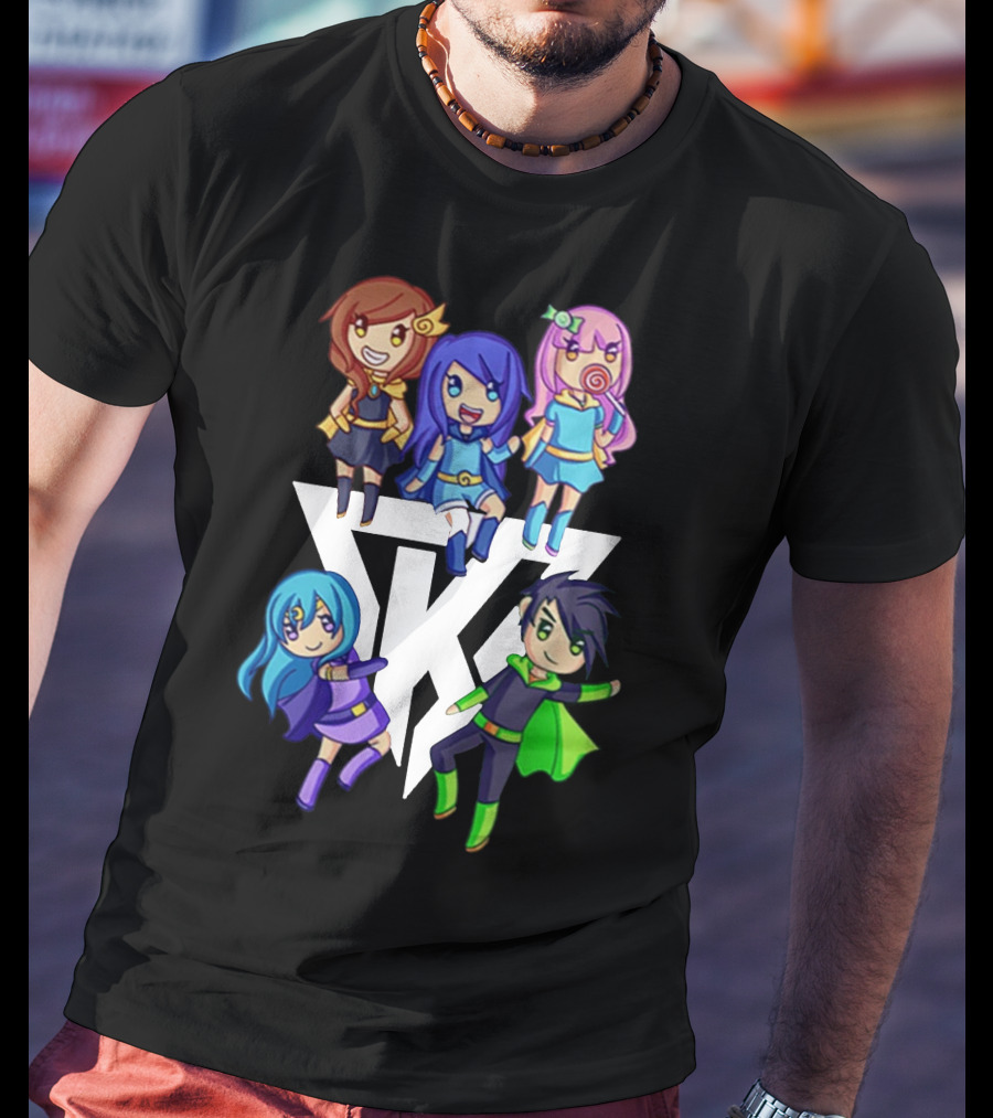 Itsfunneh Merch KREW Characters T-Shirt