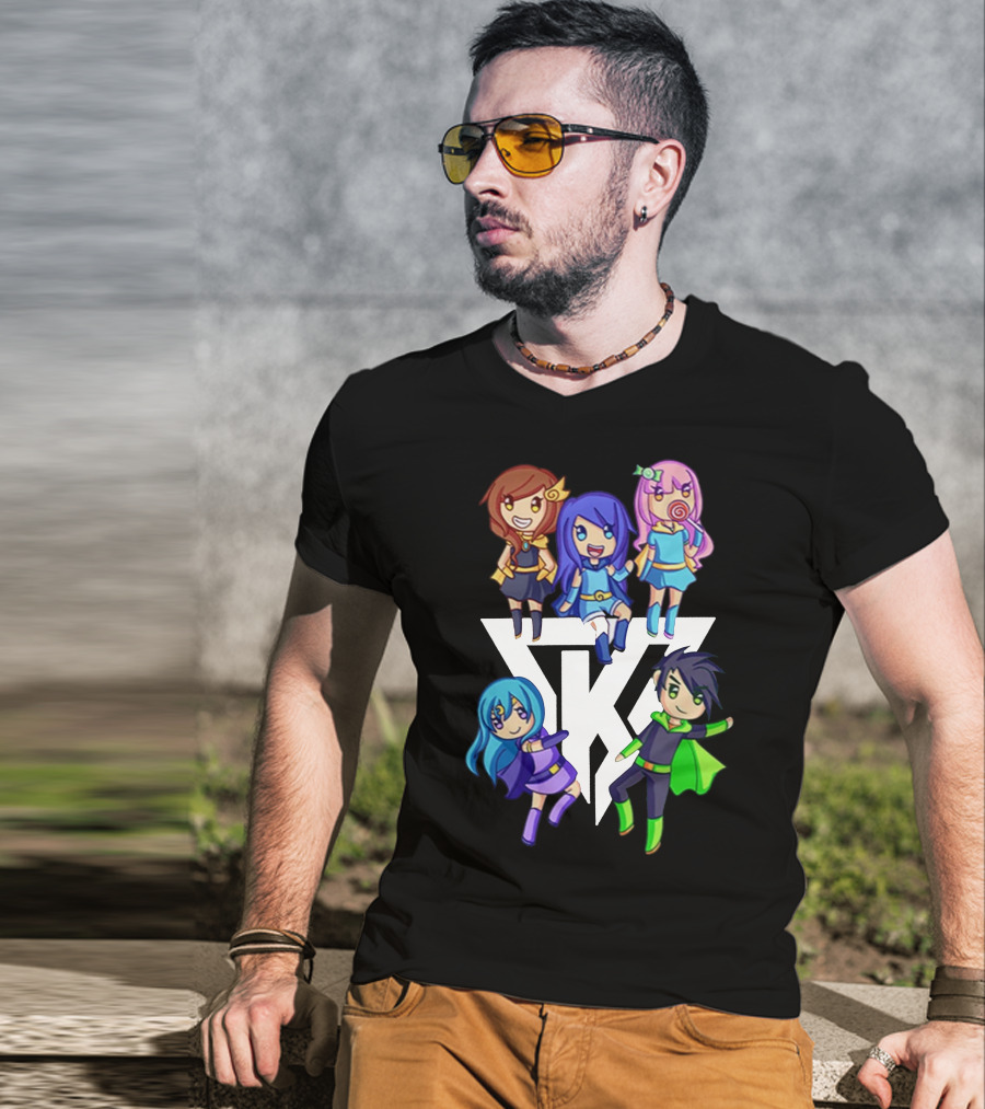 Itsfunneh Merch KREW Characters T-Shirt