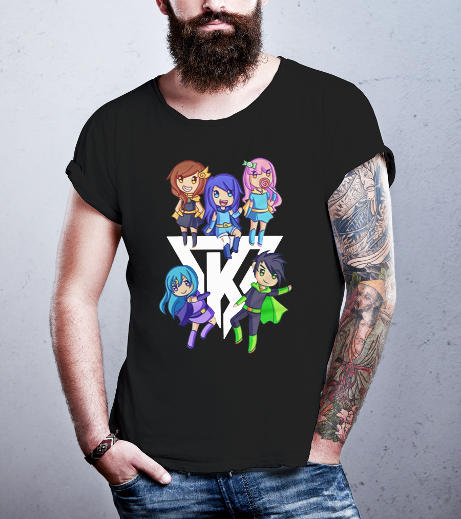 Itsfunneh Merch KREW Characters T-Shirt
