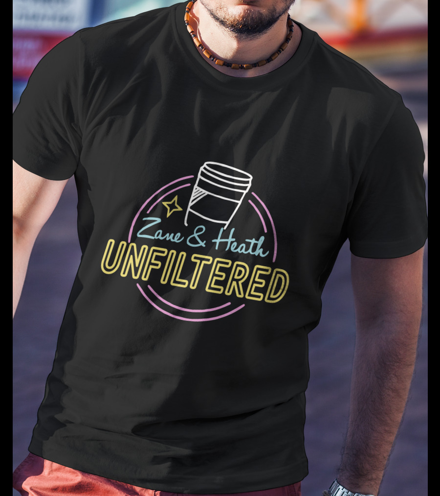 Zane And Heath Unfiltered Neon Coffee Cup T-Shirt